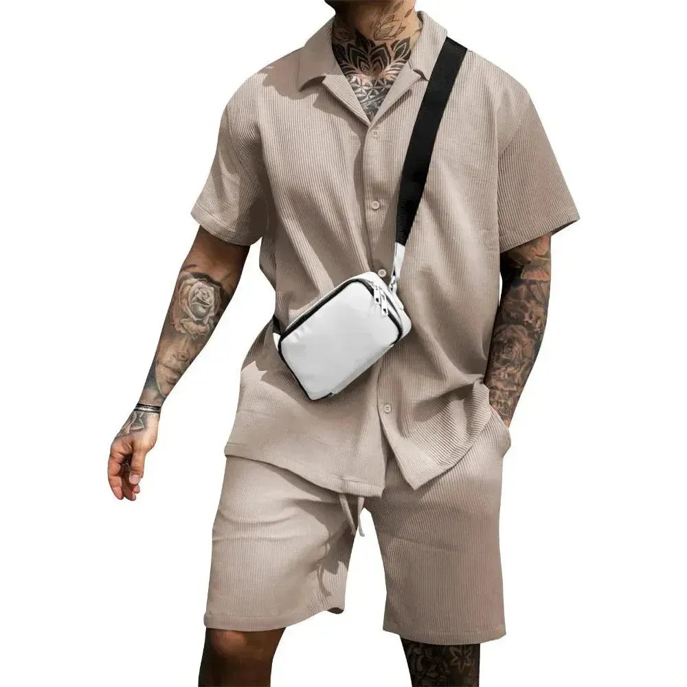 Erik Set - Stilvolles Sommer-Set für Herren (Shirt   Shorts)