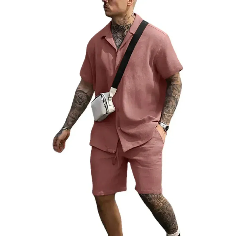 Erik Set - Stilvolles Sommer-Set für Herren (Shirt   Shorts)