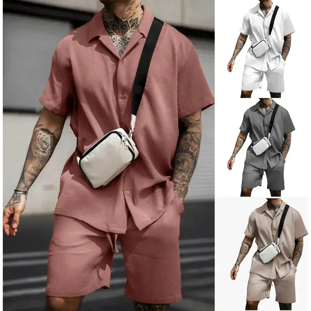 Erik Set - Stilvolles Sommer-Set für Herren (Shirt   Shorts)