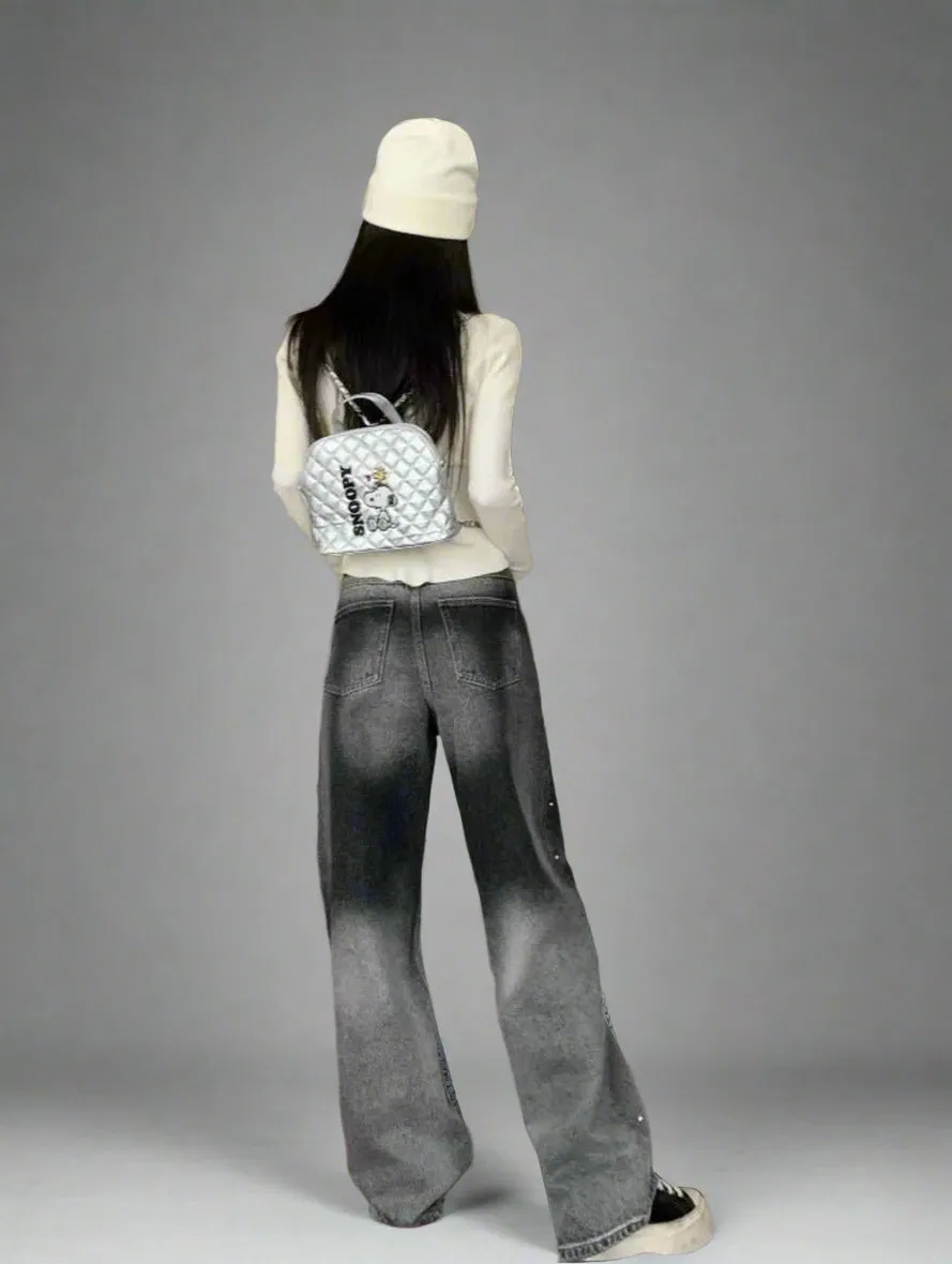 Fall Glitter Dot Grunge Jeans