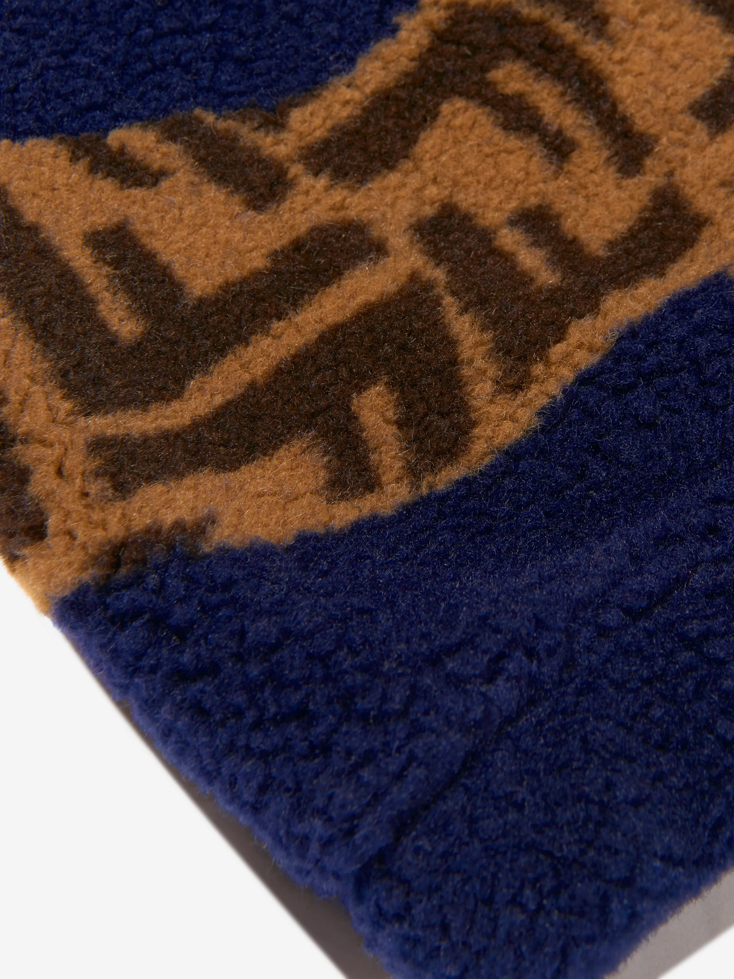 Fendi Kids Teddy Half-zip Sweatshirt