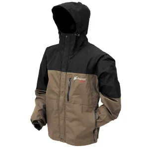 Frogg Toggs 'Toad Rage' Mens Stone/Black Textile Rain Jacket