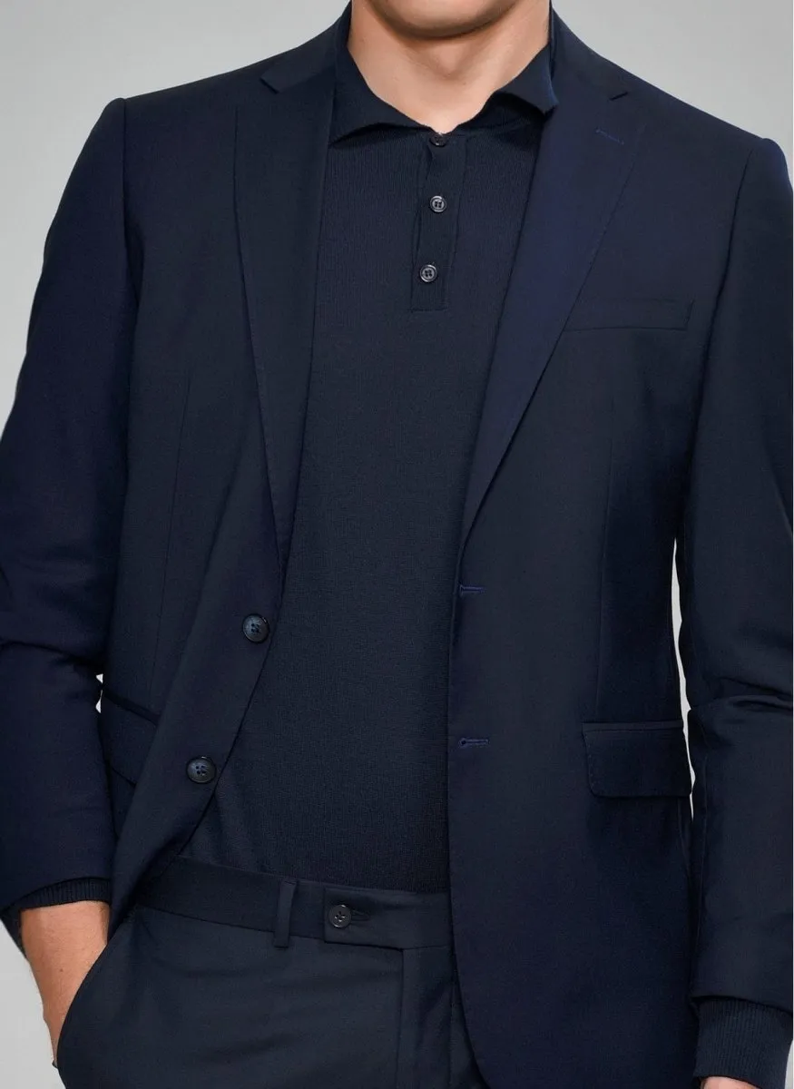 Fully-lined Item Blazer in Navy