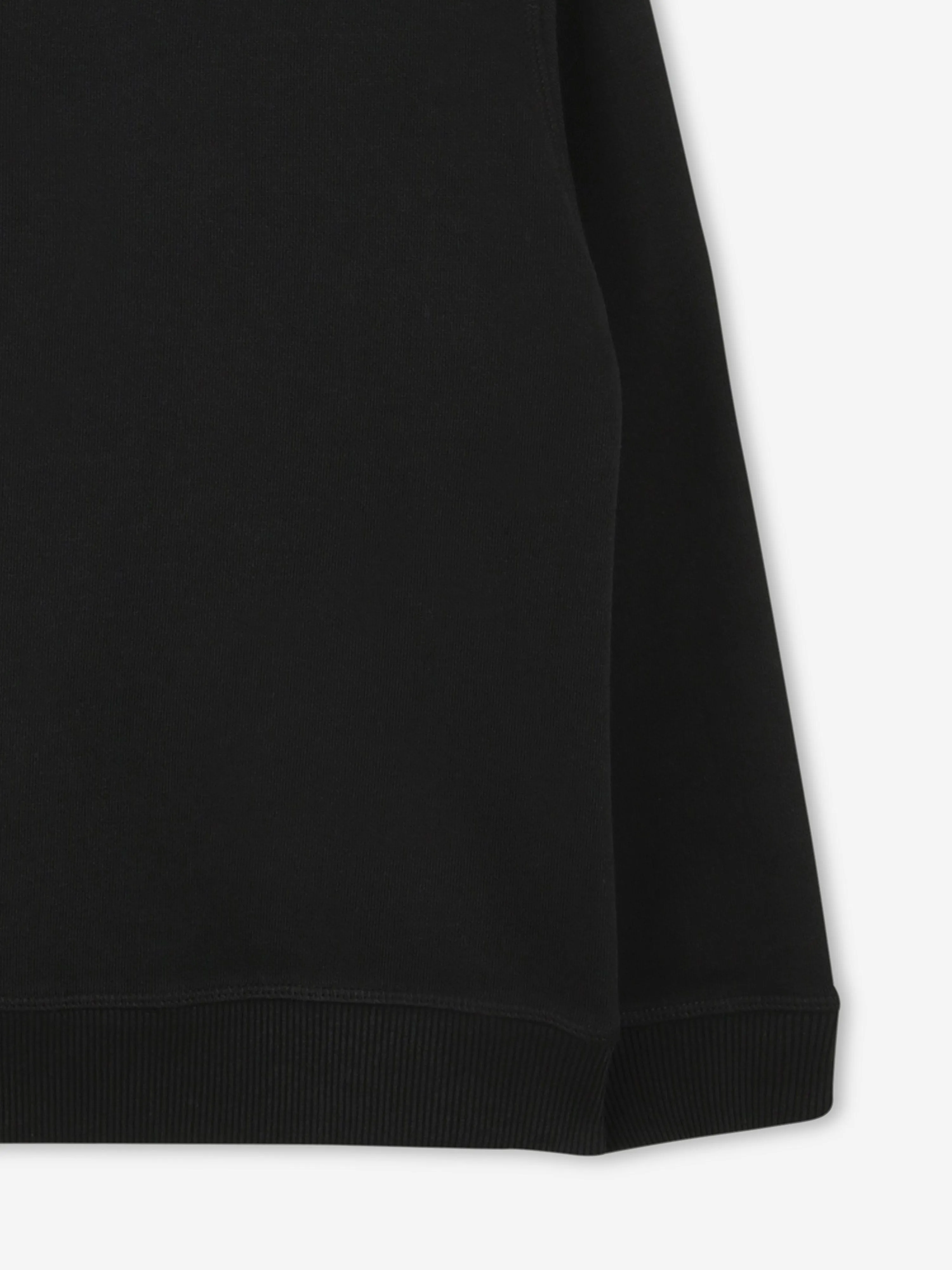 Hugo Boys Logo Print Sweatshirt in Black