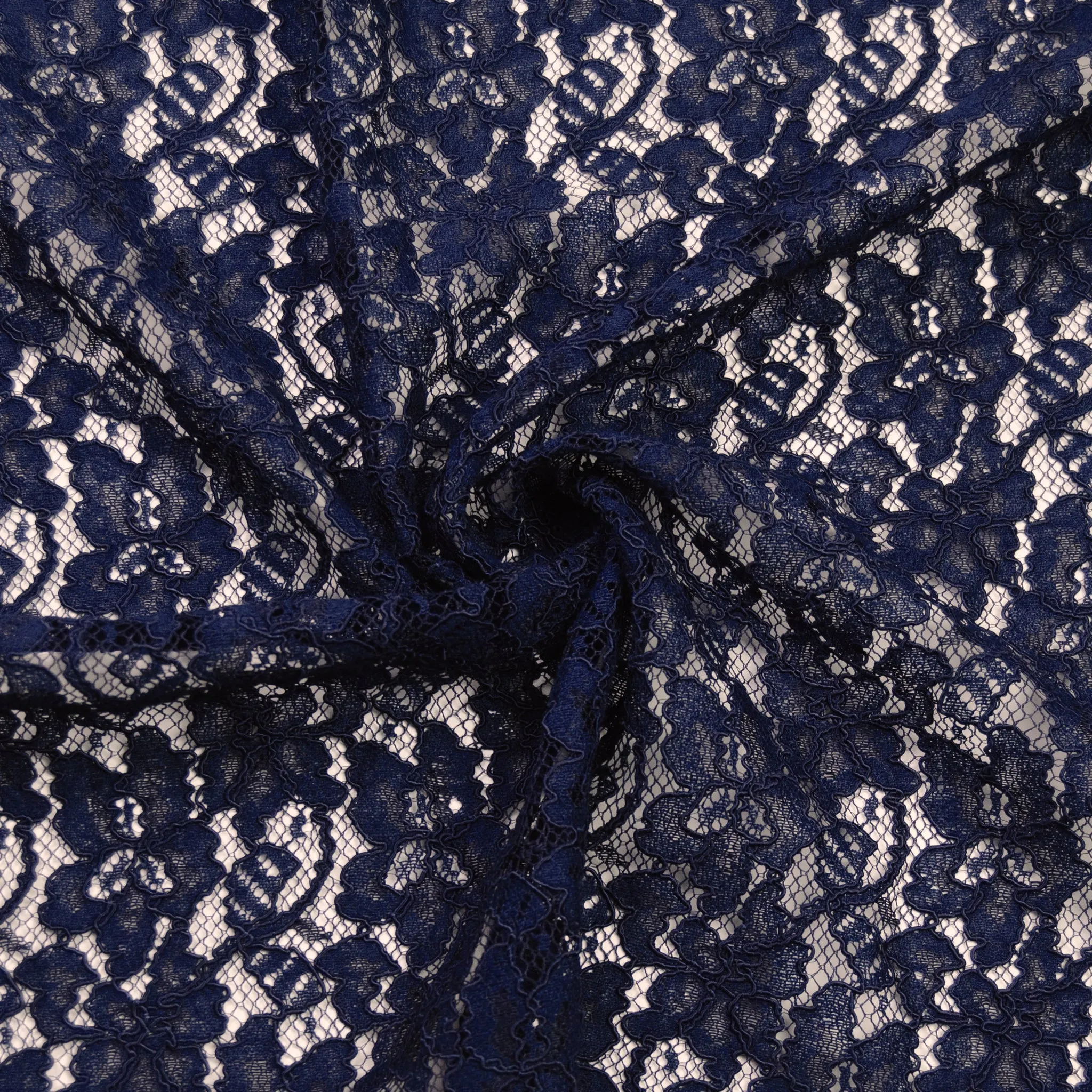 Isaline Navy Blue Lace