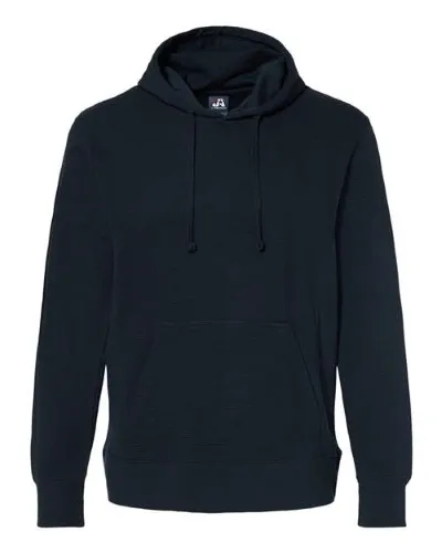 J America Adult Ripple Fleece Hooded Pullover