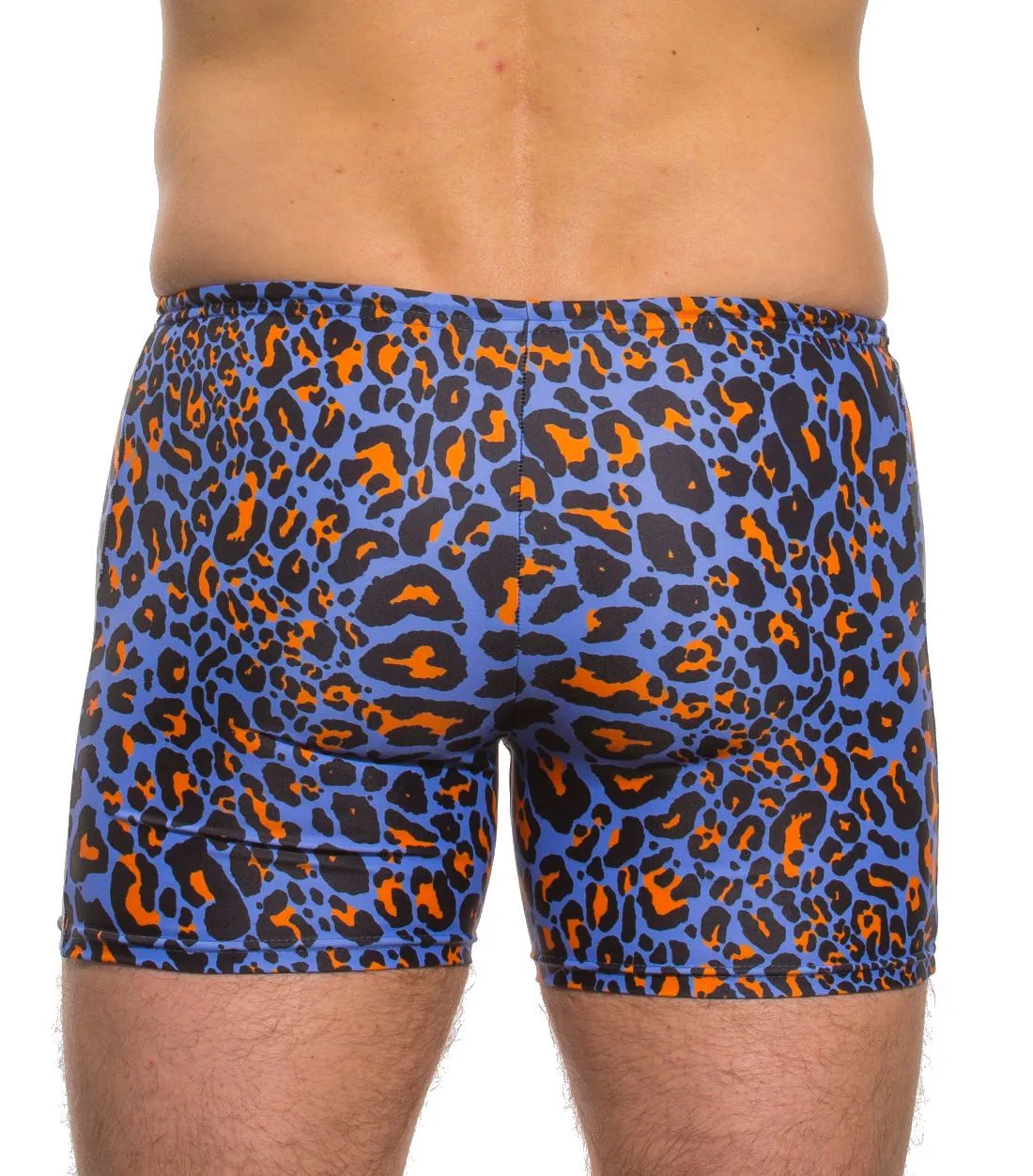 Leopard Orange Swim Shorts