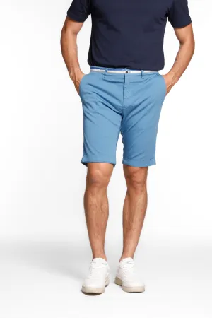 London Summer bermuda chino uomo in raso stretch regular fit