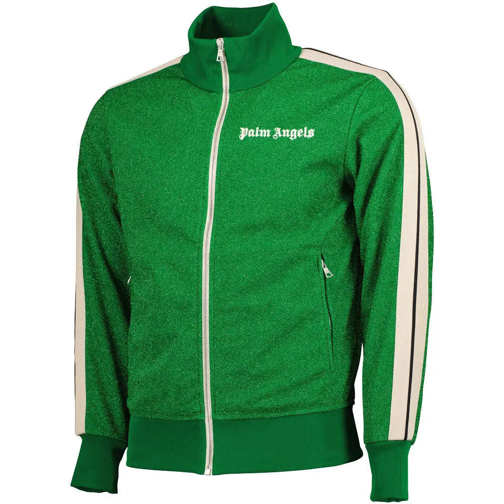 Lurex Logo Print Track Jacket