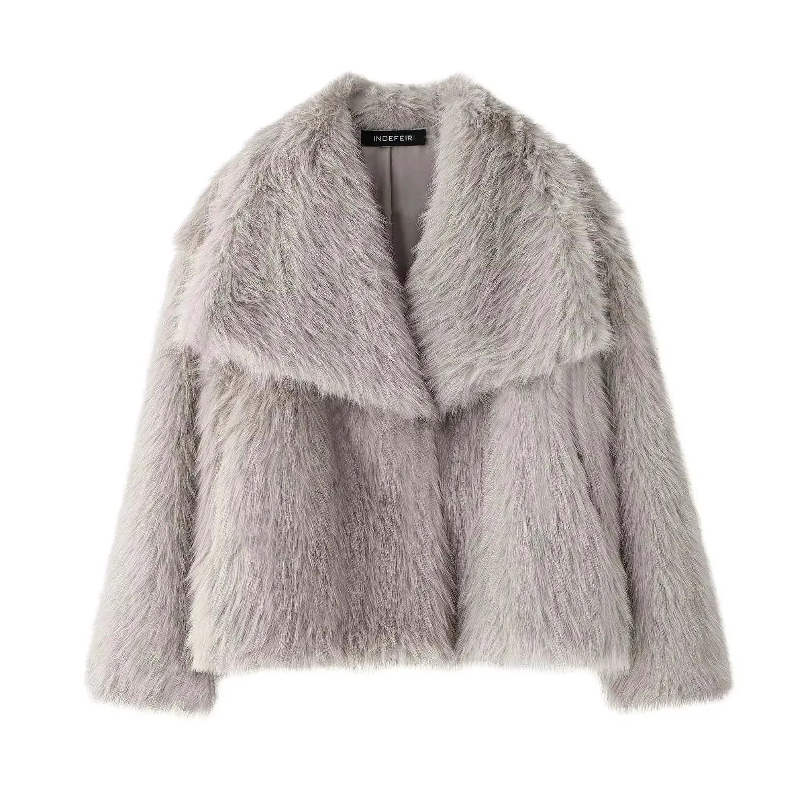 Luxurious Faux Fur Womens Jacket