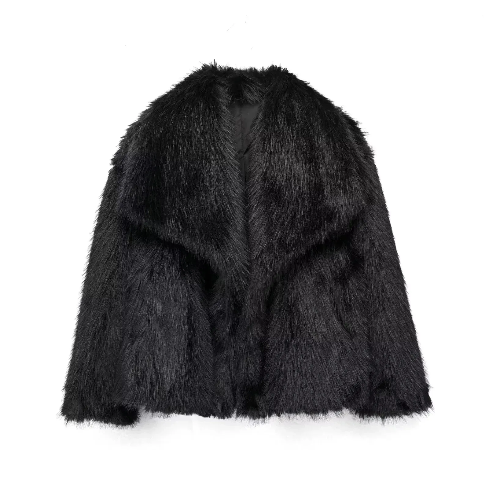 Luxurious Faux Fur Womens Jacket