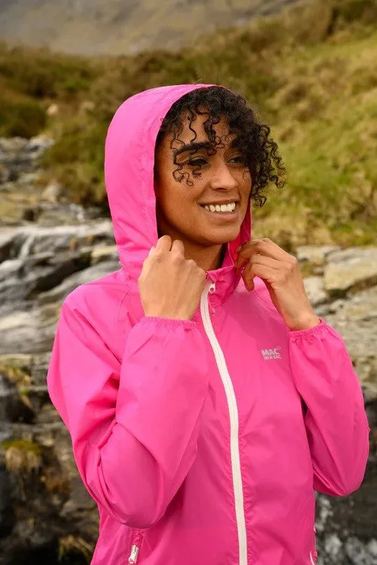 Mac in a Sac Adults Waterproof Breathable Windproof Unisex Origin Packable Jacket-PINK