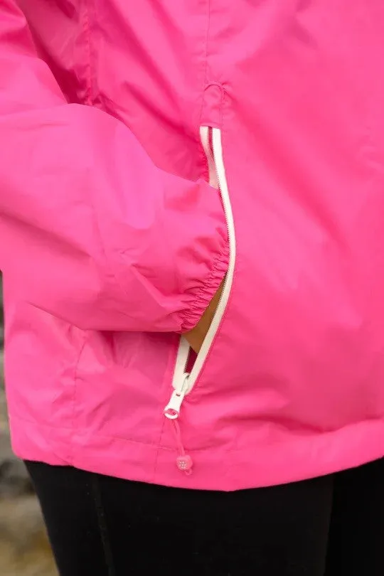 Mac in a Sac Adults Waterproof Breathable Windproof Unisex Origin Packable Jacket-PINK