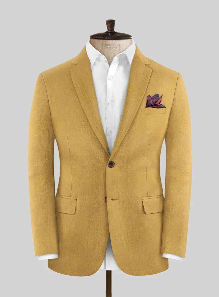 Marco Stretch Mustard Wool Jacket