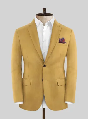 Marco Stretch Mustard Wool Jacket