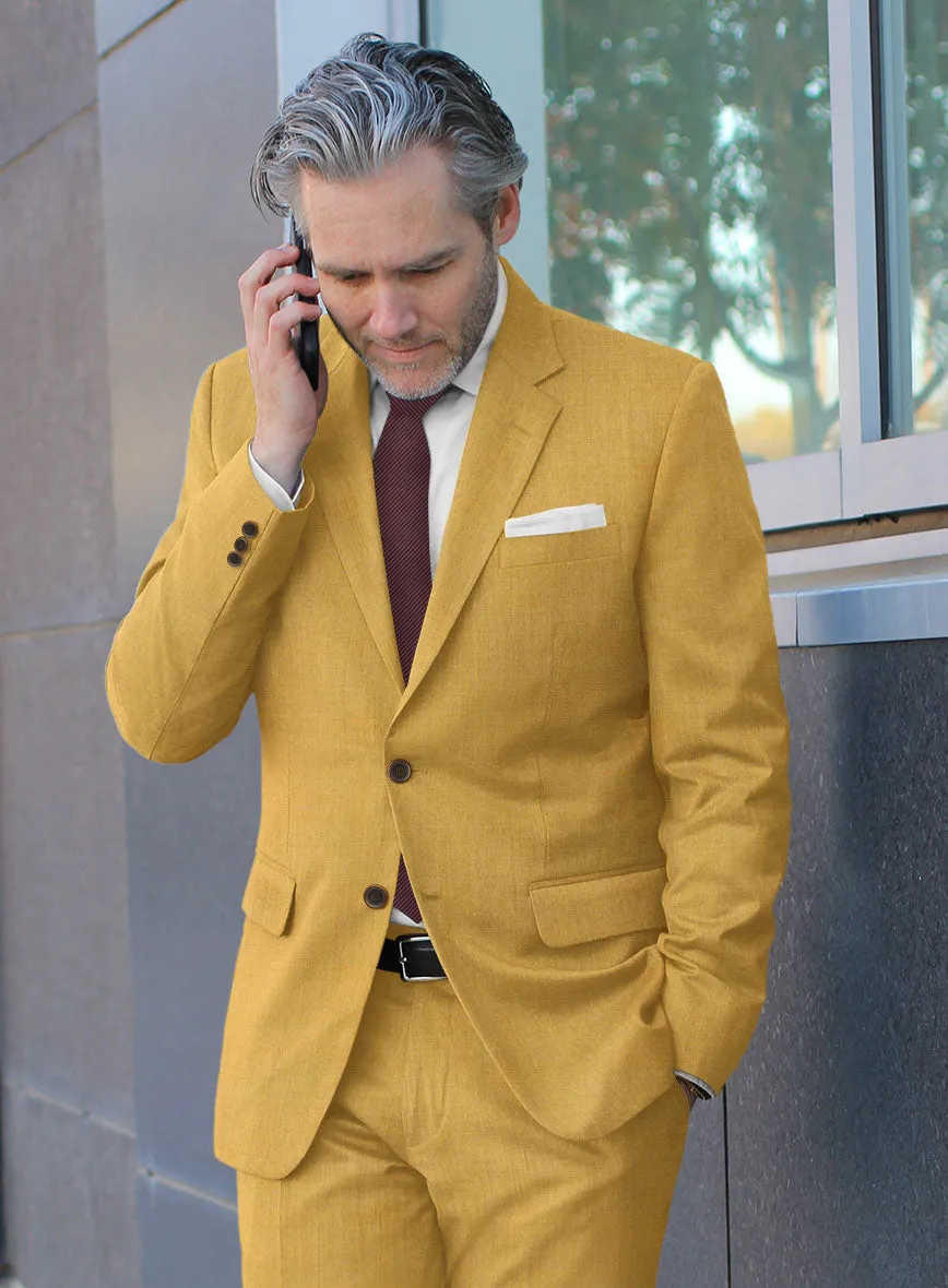 Marco Stretch Mustard Wool Jacket