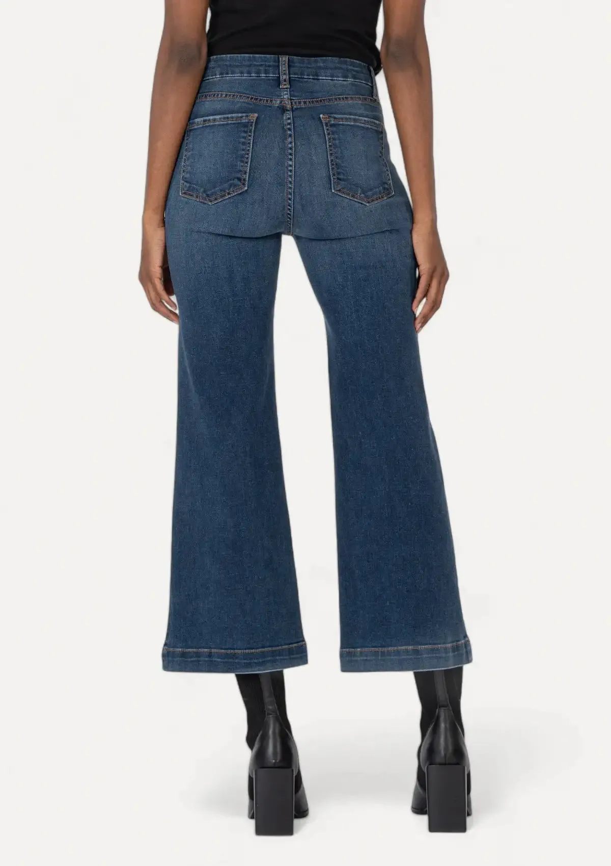 Meg High Rise Jeans - Dandle With Dark