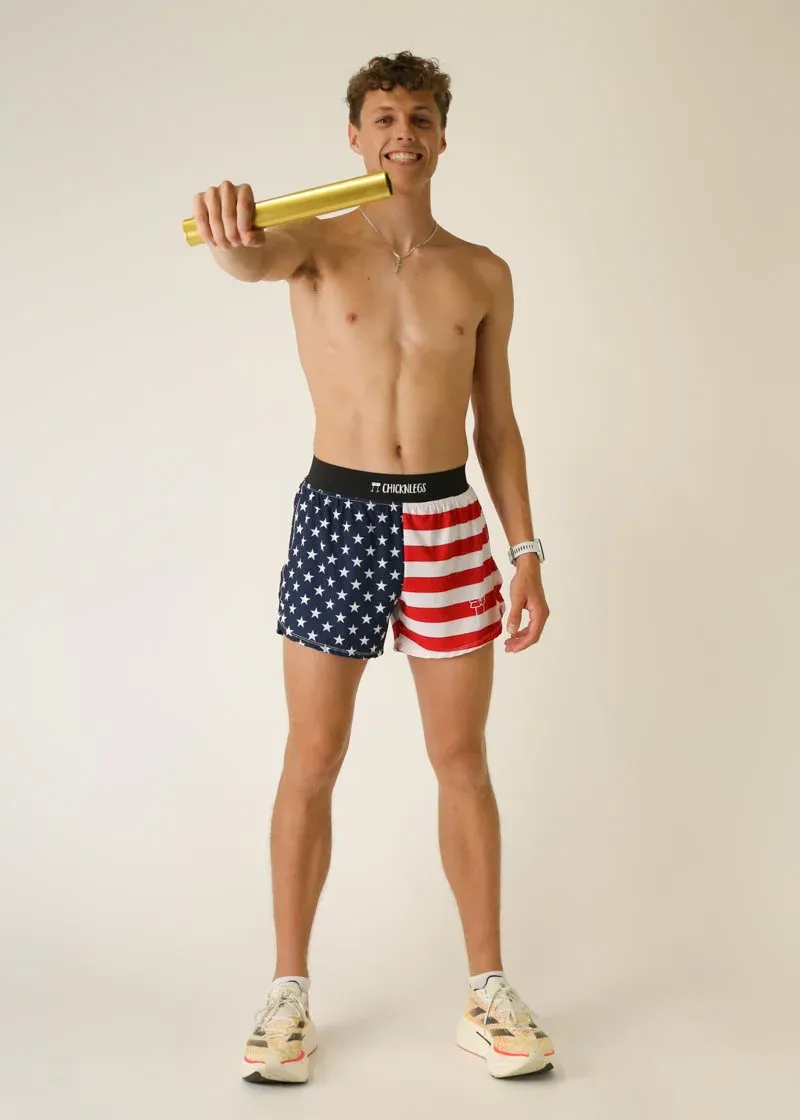MEN'S 4" HALF SPLIT SHORTS