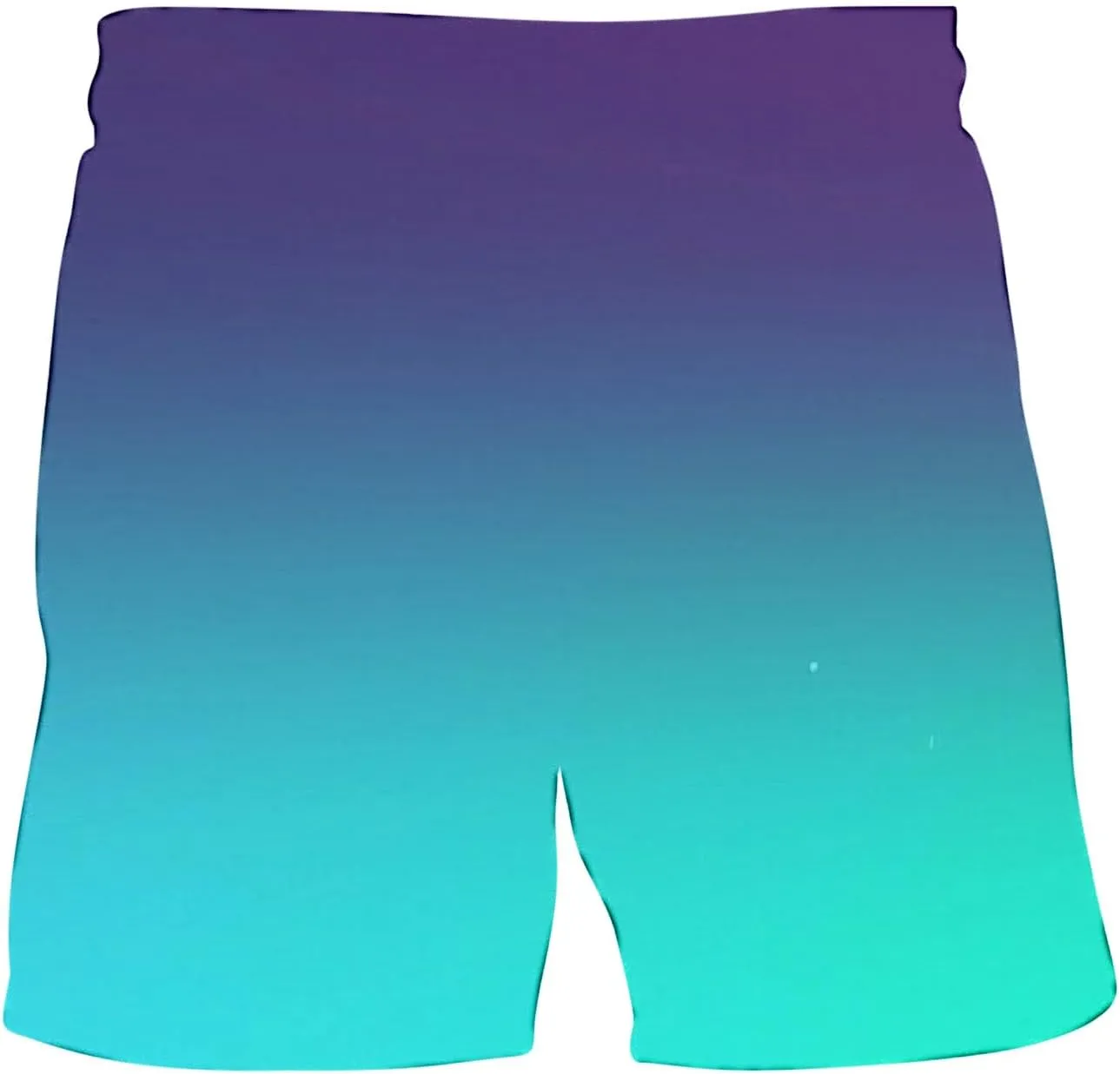 Mens Summer Beach Short Pants Gradient Drawstring Elastic Stretch Casual Shorts Multi-Pocket Fast Dry Baggy Jorts
