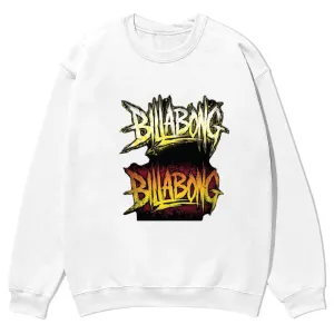 Mens Vintage BillaBong Long Sleeve Sweatshirt