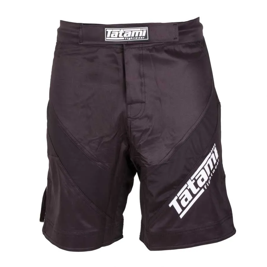 MMA Shorts - Tatami Fightwear - 'Gallant' - Sort-Hvid