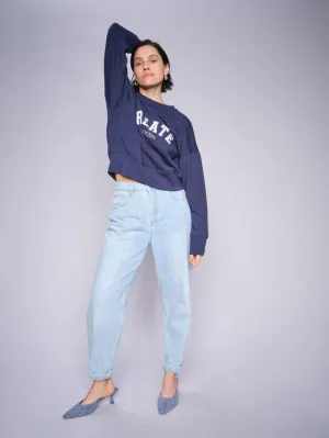MOS MOSH NAVY MMCELLI O-LS SWEATSHIRT 168550 125