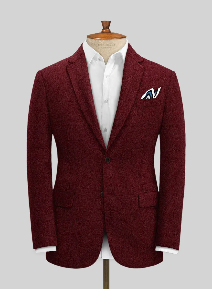 Naples Burgundy Tweed Jacket