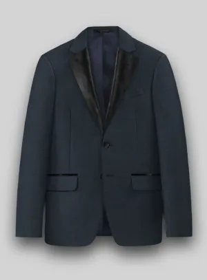 Napolean Stretch Sailor Blue Wool Tuxedo Jacket