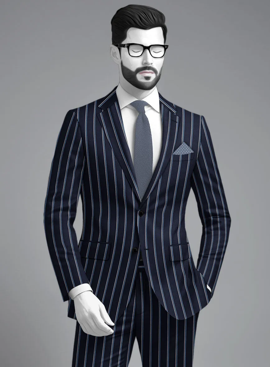 Napolean Vanda Navy Blue Wool Jacket