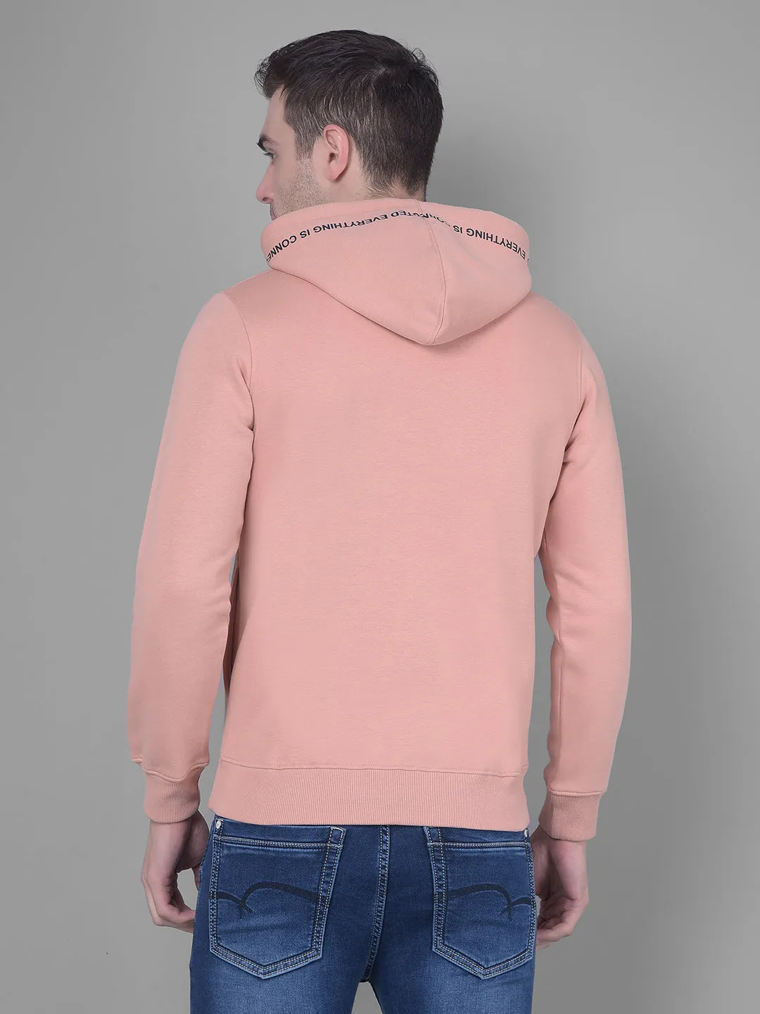 Peach Hoodie Sweatshirt
