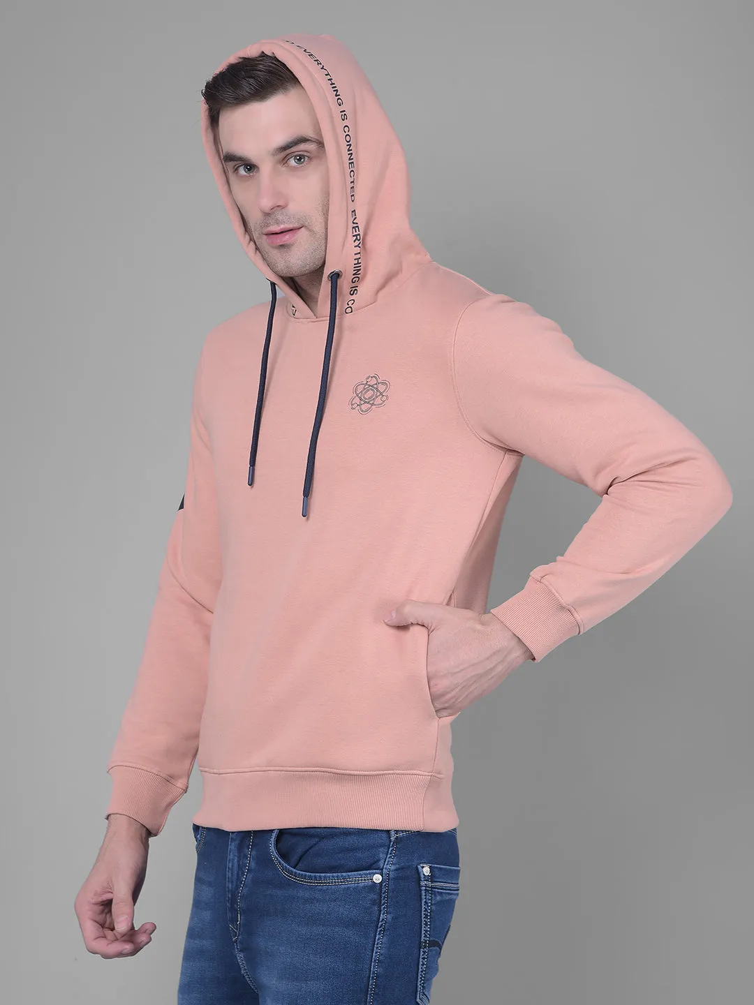 Peach Hoodie Sweatshirt