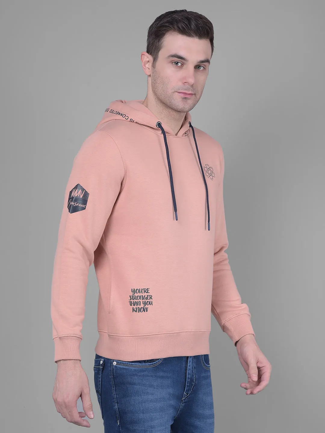 Peach Hoodie Sweatshirt