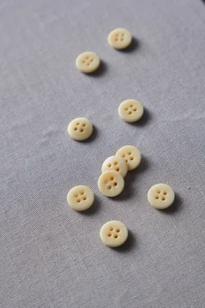 PLAIN 4 HOLE COROZO BUTTON |  Mellow 11mm