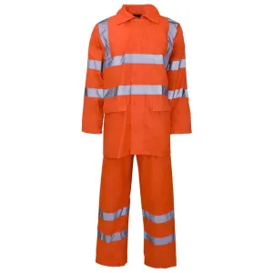 Polyester/PVC Reflective Rain-Suit