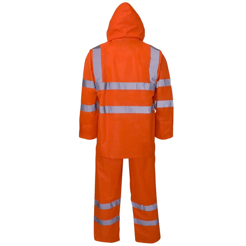 Polyester/PVC Reflective Rain-Suit