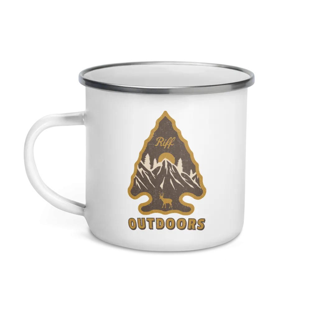 RIFF Outdoors Arrowhead Camping Mug