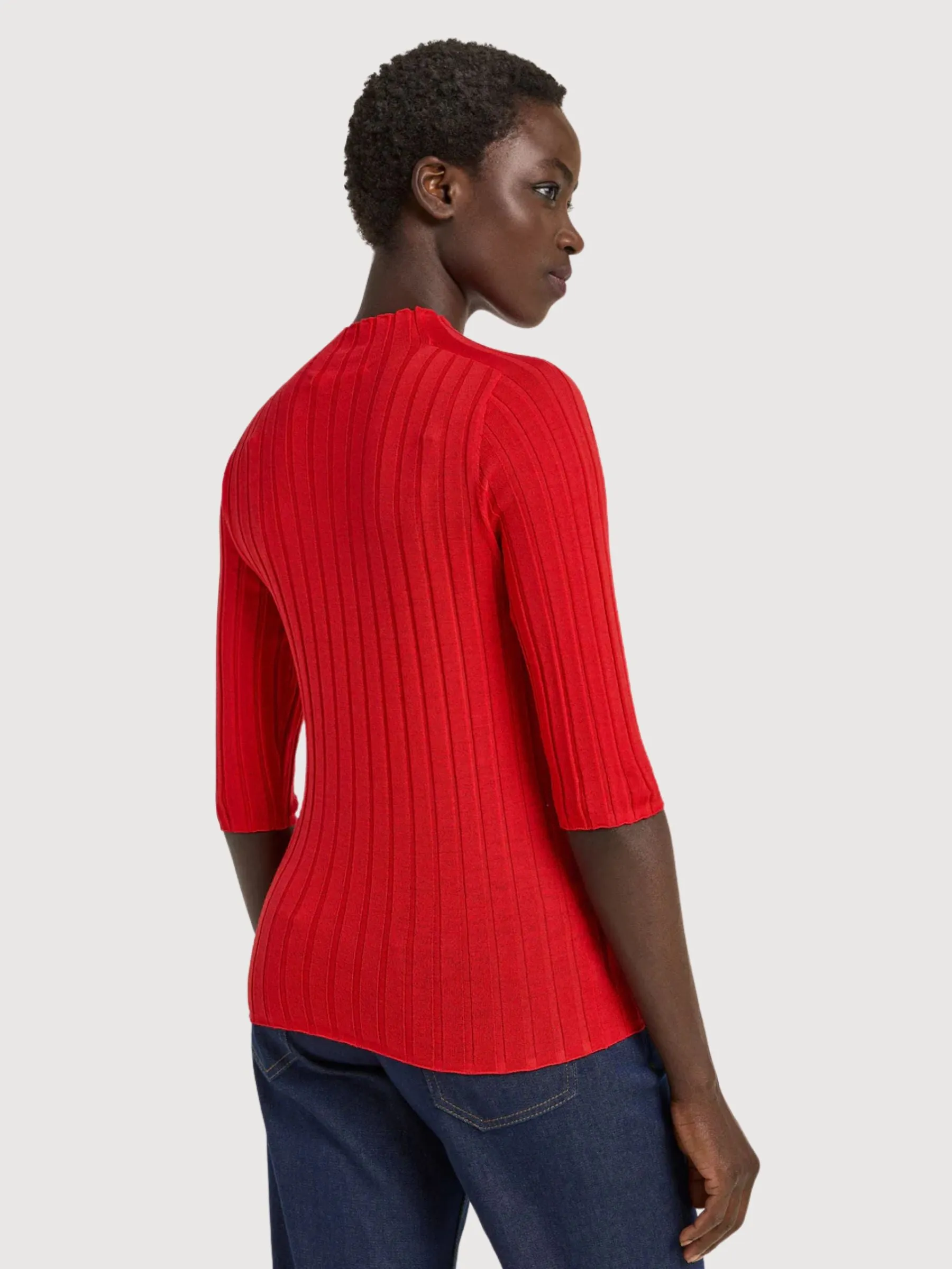 Rip Pullover Short Arm GOTS Midnight Women | Lanius