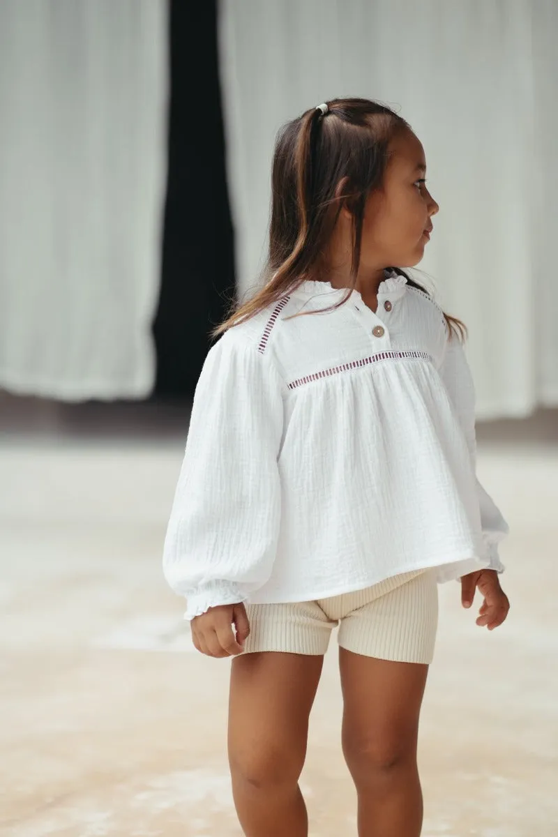Rumi Knit Shorts - Vanilla