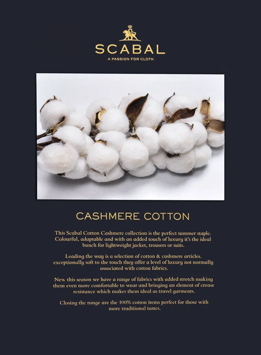 Scabal White Cotton Stretch Jacket