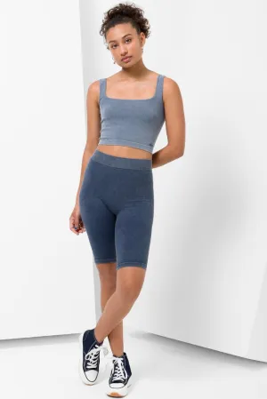 Seamless Cycle Shorts Blue