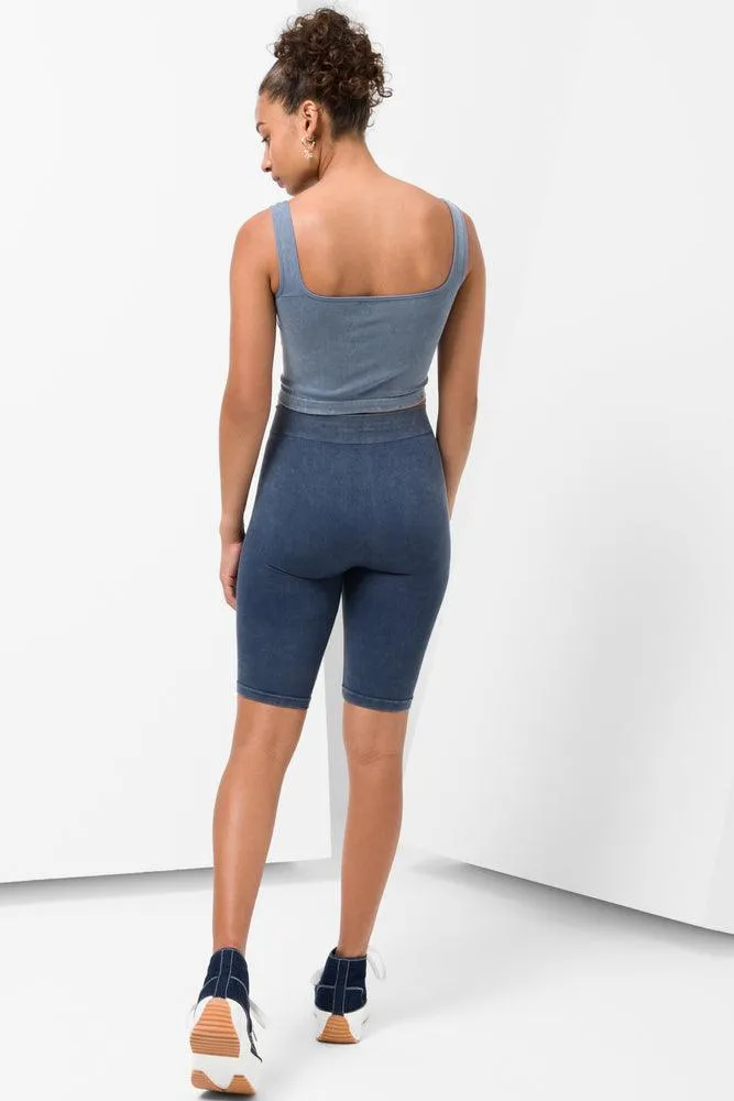 Seamless Cycle Shorts Blue