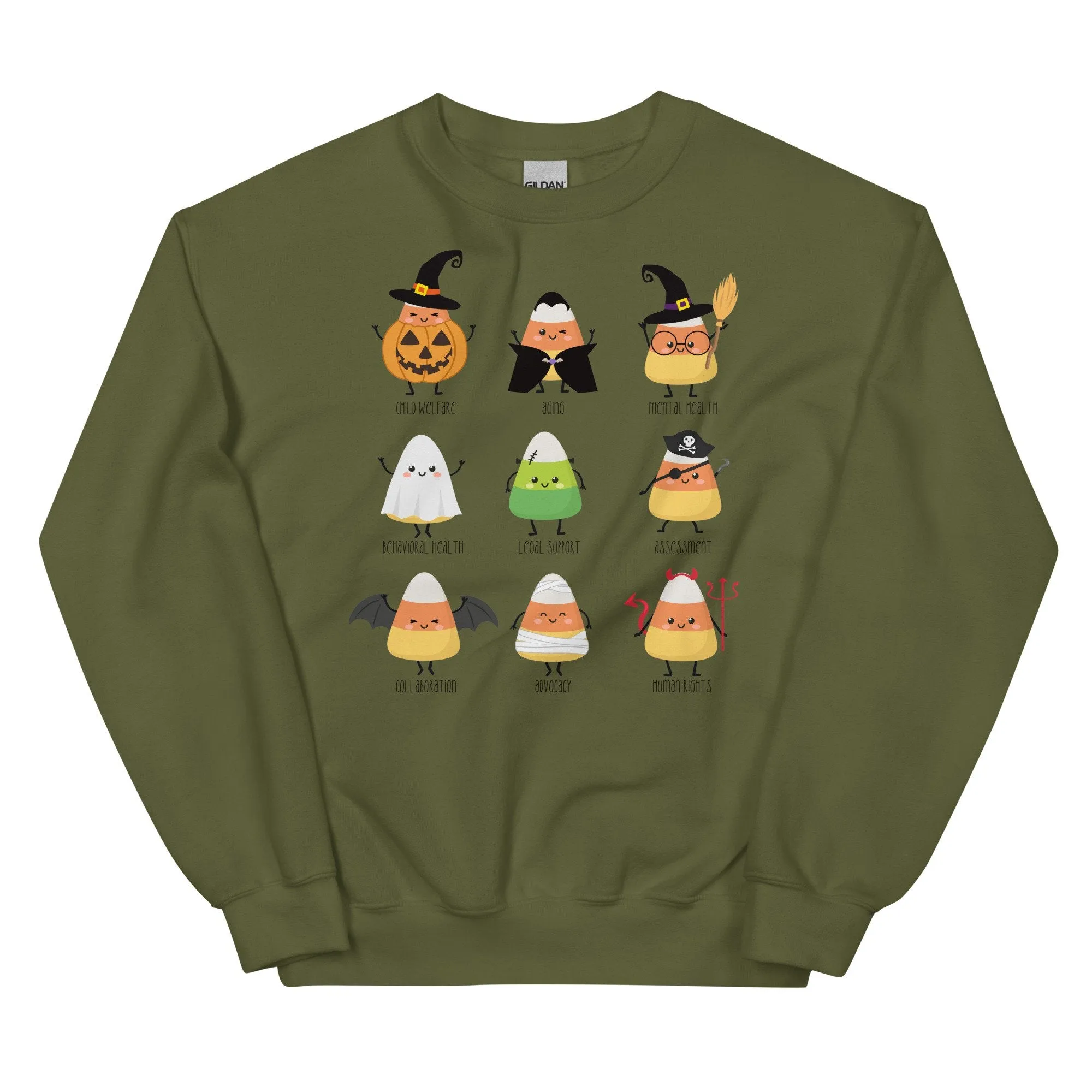 Social Worker Candy Corn Scope of Practice Pullover