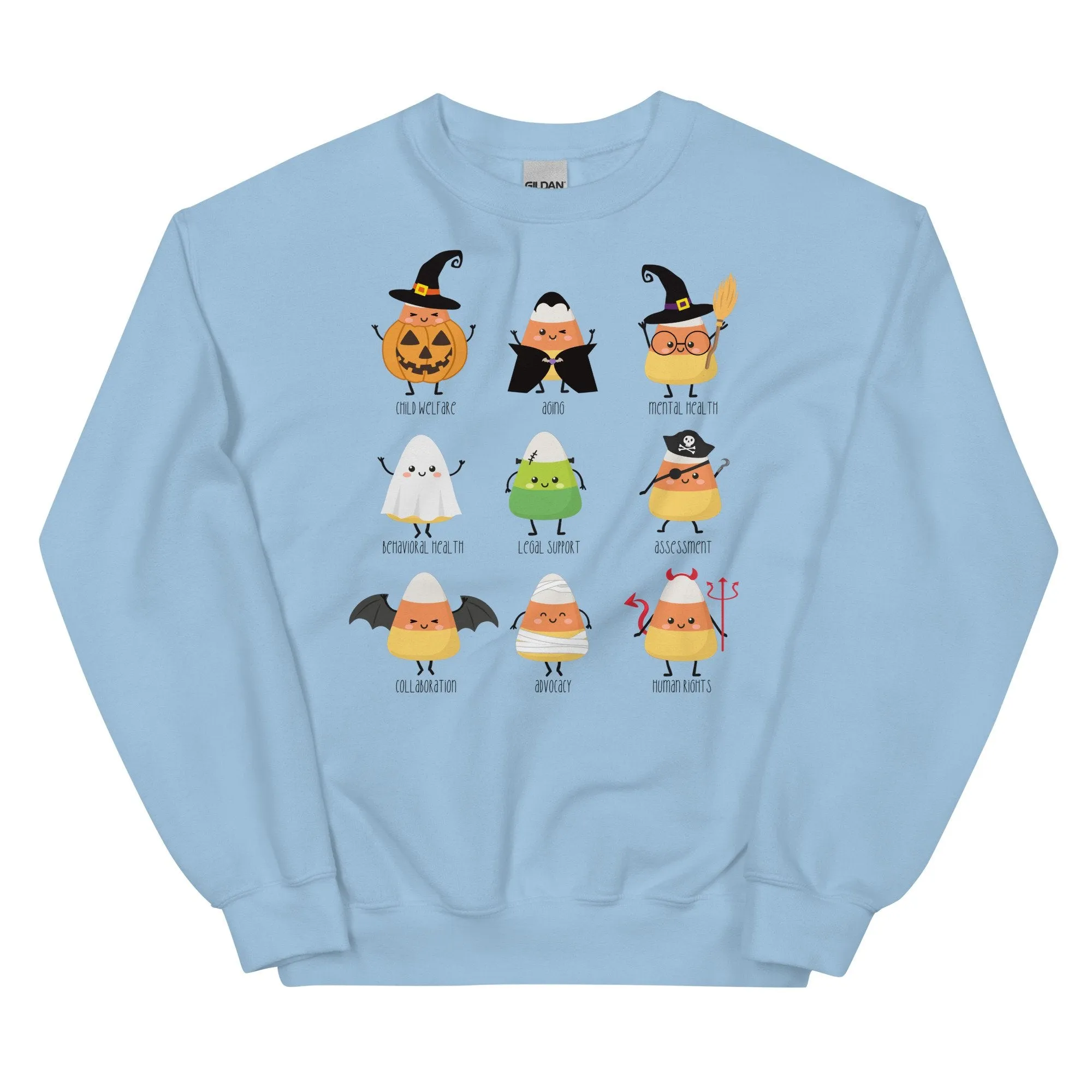 Social Worker Candy Corn Scope of Practice Pullover