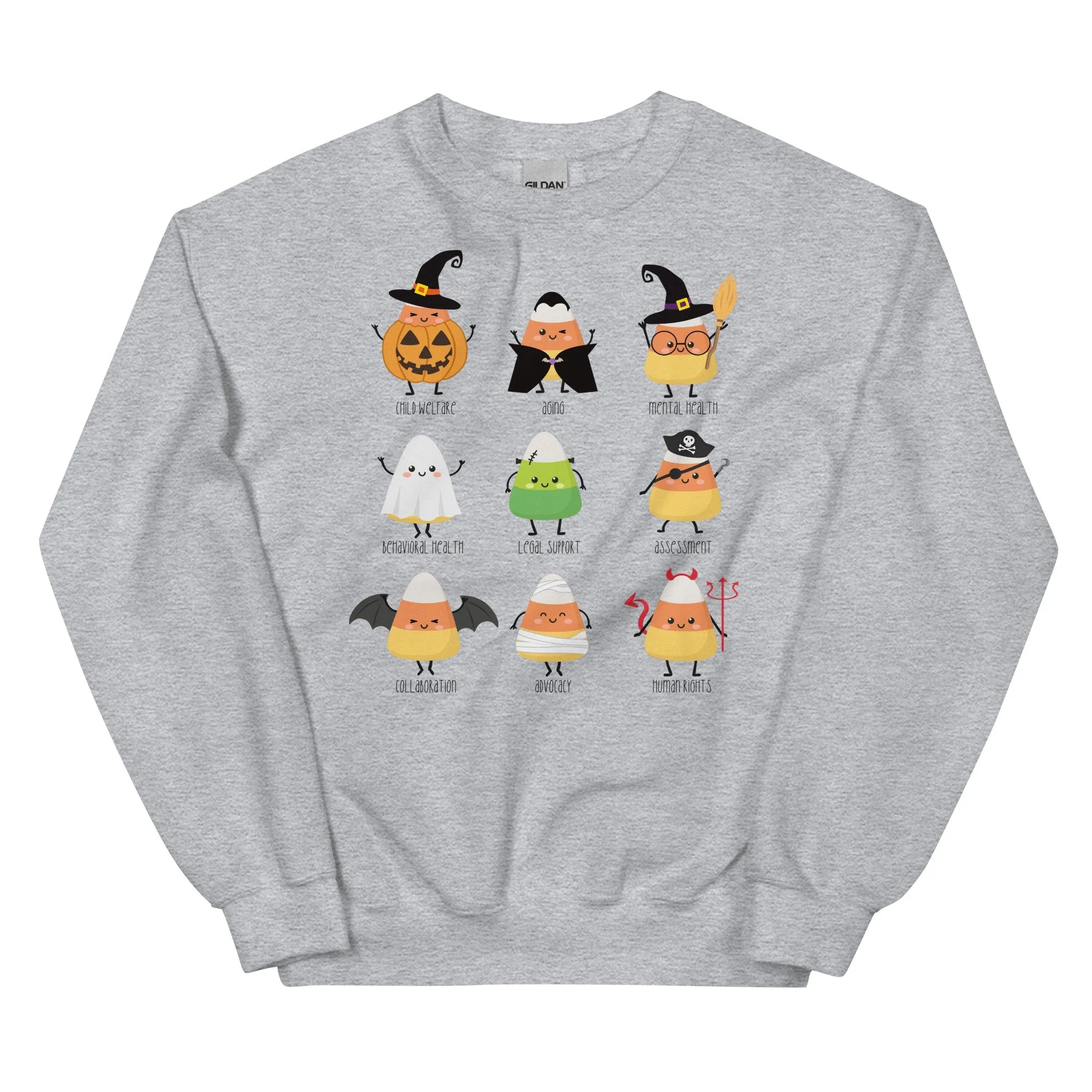 Social Worker Candy Corn Scope of Practice Pullover