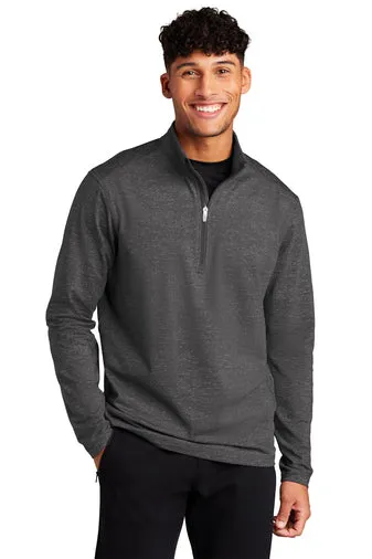 Sport-Tek ® ST855 Sport-Wick ® Stretch Reflective Heather 1/2-Zip Pullover