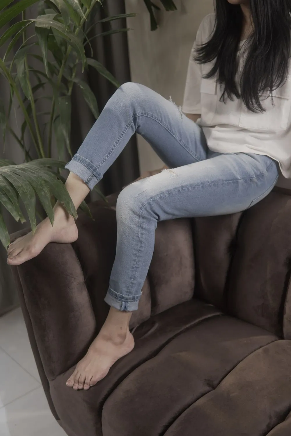 Sugar Skinny Ripped Jeans