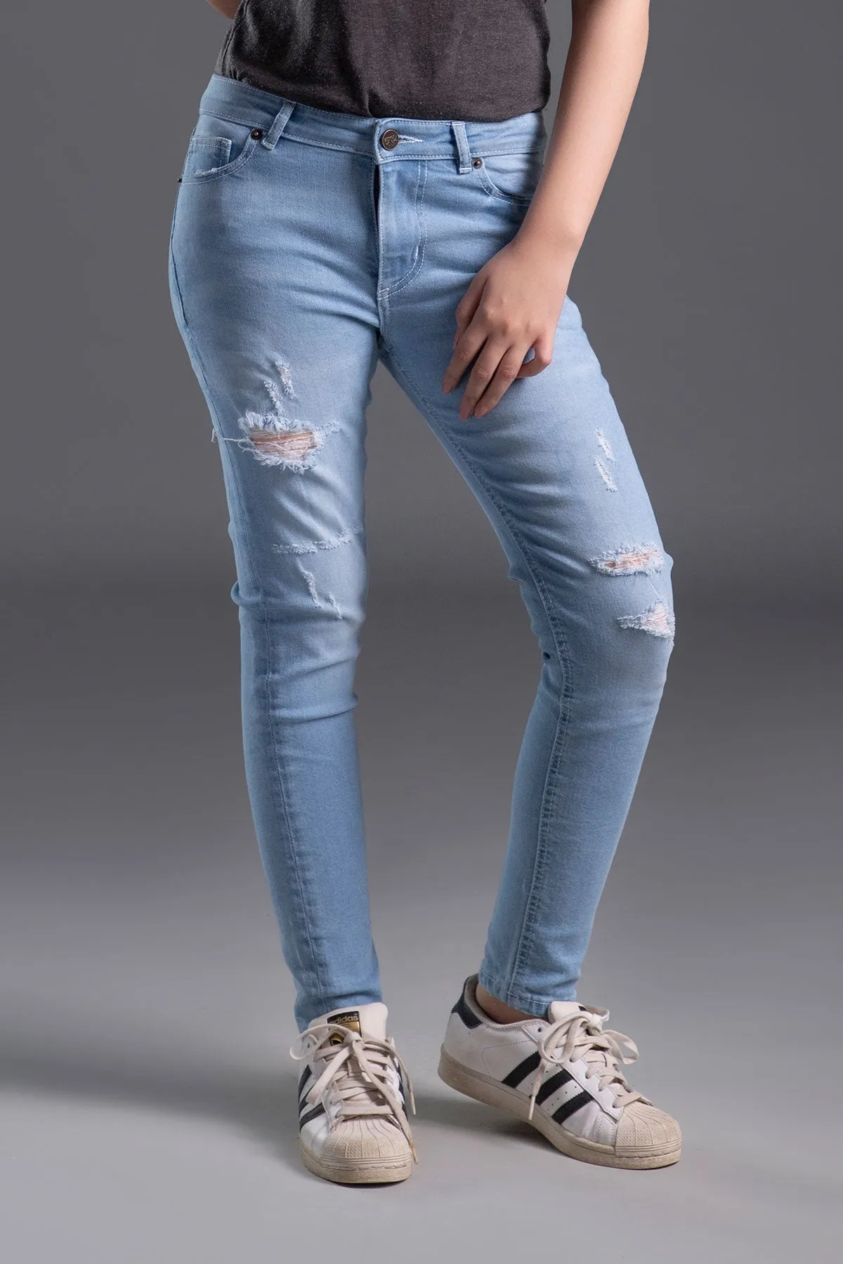 Sugar Skinny Ripped Jeans