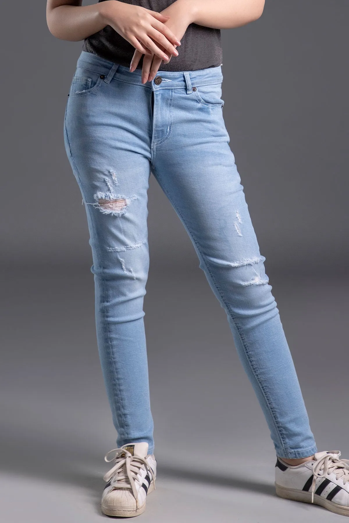 Sugar Skinny Ripped Jeans