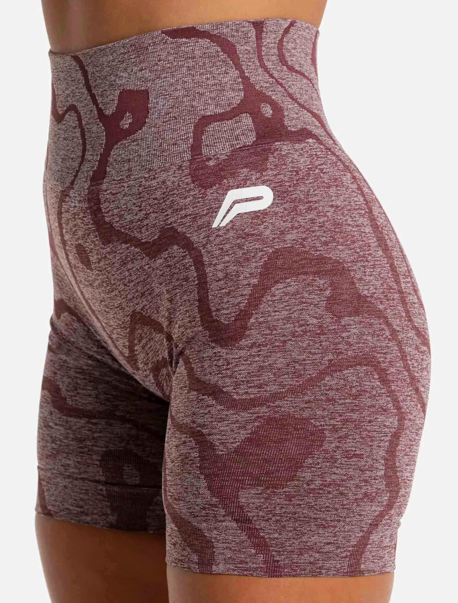 Sustainable Seamless Shorts - Burgundy