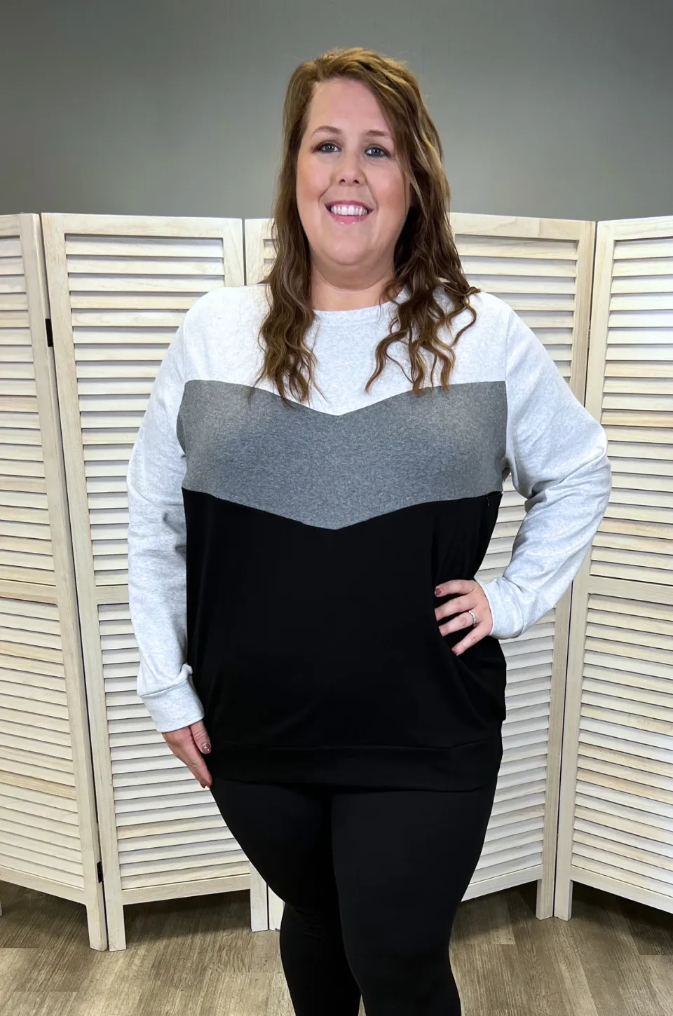 Sweetheart Nursing Sweatshirt- Gray